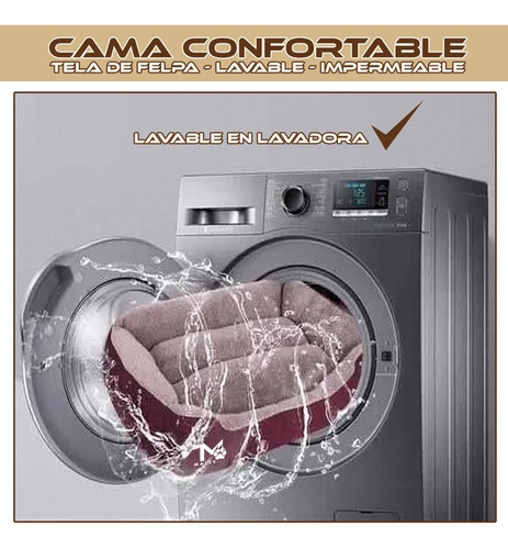 Imagen 4 de 9 de Super Combo / Cama Para Perros 2xl + Pechera Xl + Paseador