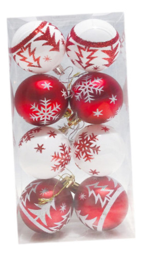 8x Bolas De Navidad Decoraciones Para Árboles De Navidad