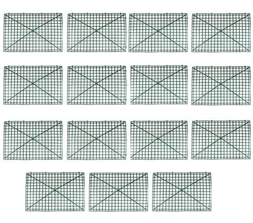 Mettoo Grid Plant Marcos De Pared, 15 Piezas Soporte Para P.