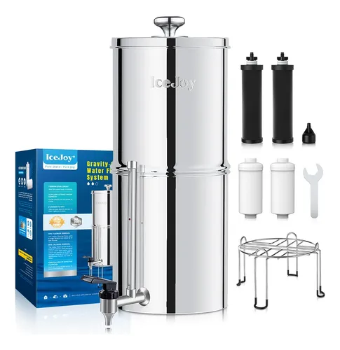Purificador De Agua Icejoy 8 Etapas 11.4 L Acero Inoxidable
