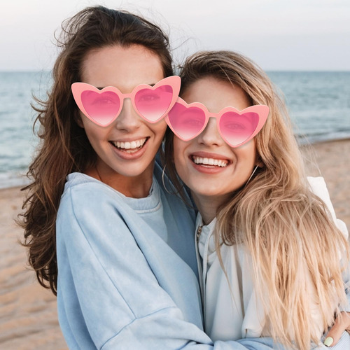 Gafas De Sol Con Forma De Corazón, 14 Unidades, Diseño De