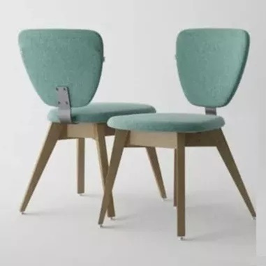 Silla Comedor Tapizada Paraiso Macizo Patagonia Valenziana
