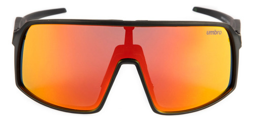 Lentes De Sol Umbro Deportivos Mod 501 C2 Negro Naranja Diseño Casual