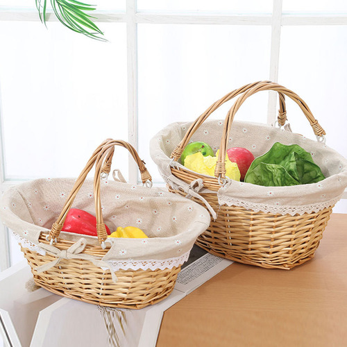 Cesta Multiusos Para Pícnic, Cesta De Boda, Portátil, S