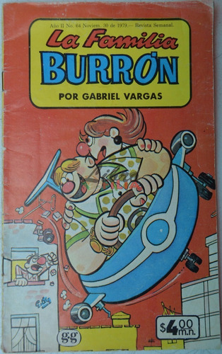 Cómic La Familia Burrón No. 64 (1979) Segunda Época, Ed. Gyg