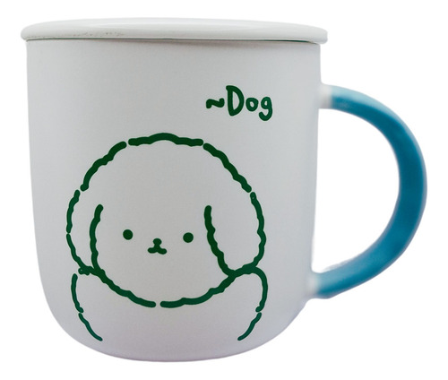 Taza Anime 400 Ml - Diseño Funcional Y Estilo Kawaii Blanco Kitten