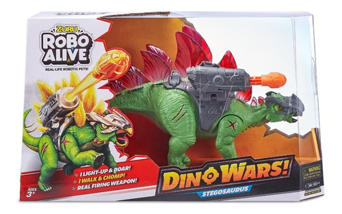 Dinosaurio Stegosaurus Robo Alive Luz Sonido Espacio Regalos