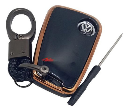 Funda Llave Vw Tiguan Nivus Tcross Taos Virtus Jetta A7 Tpu