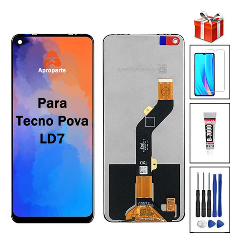 Conjunto De Pantalla Lcd Compatible Con Tecno Pova / Ld7