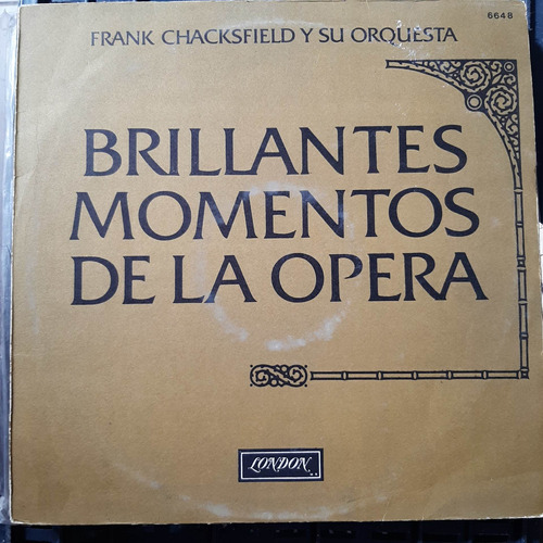 Vinilo Frank Chacksfield Brillantes Momentos De La Opera Cl2