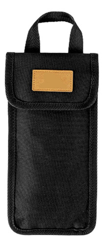 Contenedor De Clavijas Para Acampar, Bolsa Negro 22cmx12.5cm