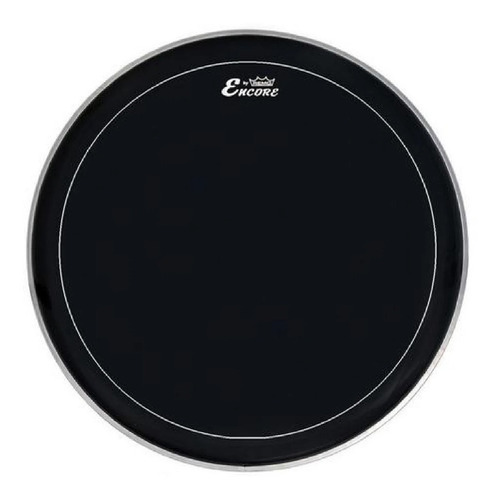 Parche Remo Encore Pinstripe Ebony Negro - 16 Pulgadas P/tom