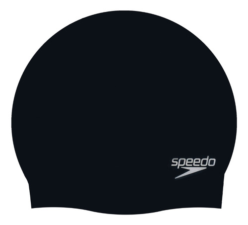 Gorro Natación Speedo Plain Moulded Silicona Negro