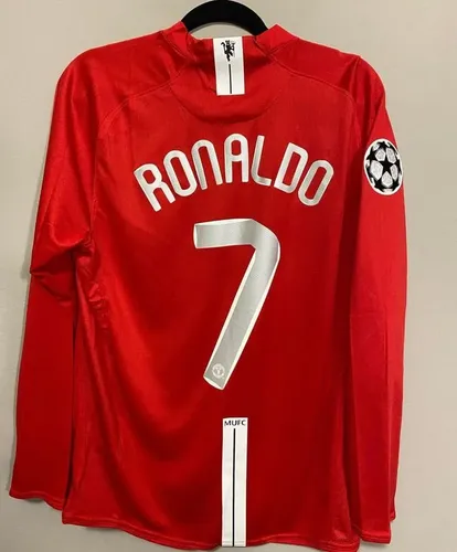 NIKE Manchester United RONALDO 7 長袖 Camisa Manchester United 2008 Cr7 | Parcelamento sem juros