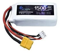 Comprar Bateria Lipo Teranty 3s 1500mah 11.1v 45c Xt60 Aero Heli