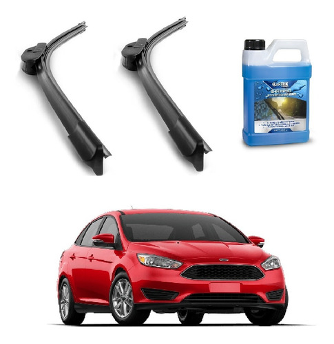 Kit Plumas Curvos Limpiaparabrisas Fiat Focus 2012-2018