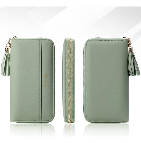 Cartera Travelambo P/ Mujer, Verde, De 18.7 Cm