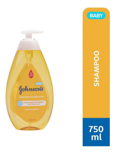 Kit 2 Shampoo Johnsons Baby Regular 750ml