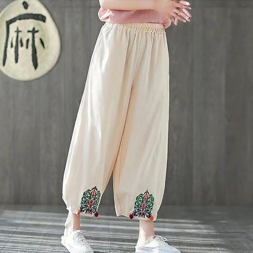 Pantalones Bloomers Para Mujer  Estilo Casual Hakama [u]