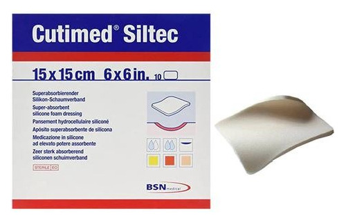 Cutimed Siltec 15x15cm S/absorb - Unidad a $35000