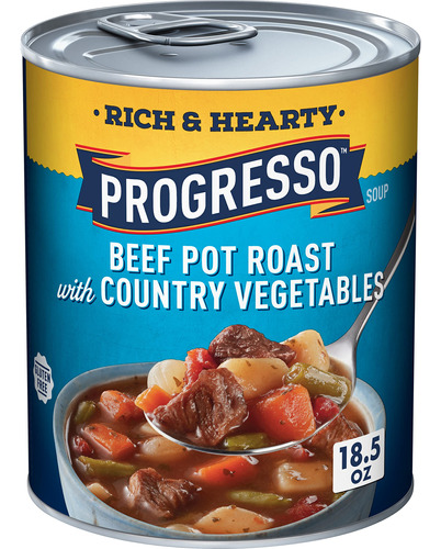 Progresso Olla De Ternera Asada Con Sopa De Verduras Campest