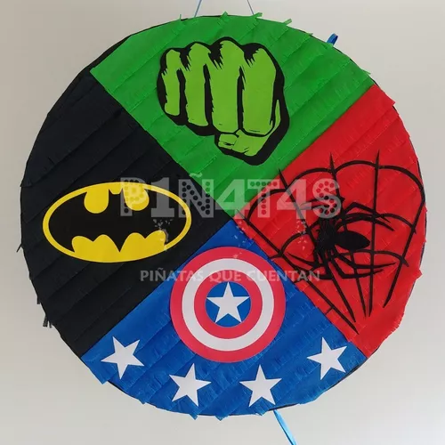 Piñata Super Heroes / Marvel - P1n4t4s