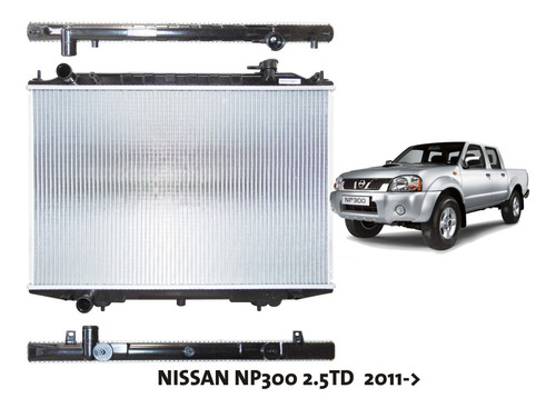 Imagen 1 de 6 de Radiador Nissan Np300  _ 2.5td _ 2011-  Caja Automática 