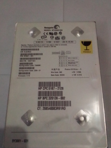 Disco Duro Ide Seagate 40gb