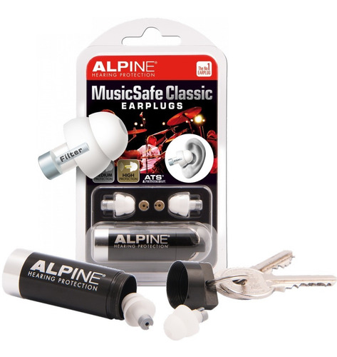 Protetor Auricular Músicos - Alpine Musicsafe Classic