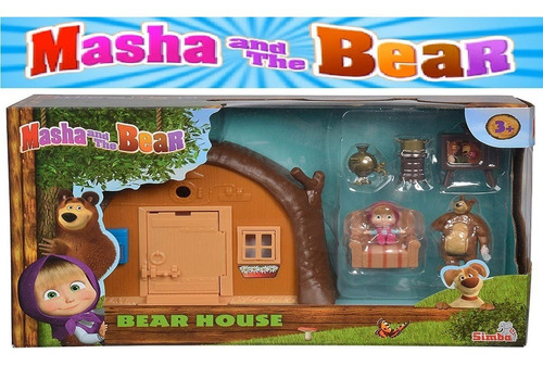 Masha Y El Oso Playset Nuevo Casa Con Accesorios Regalo 