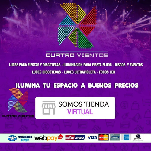 ®® Barra 18 Led Luz Fiesta Fluor Ultravioleta- Luces Fluor