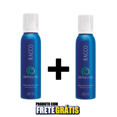 2 Mousse Spray Depilatorio Depiling Racco Mercado Livre