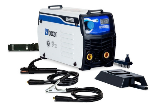 Máquina de solda inverter Boxer Touch 145 branca 220V