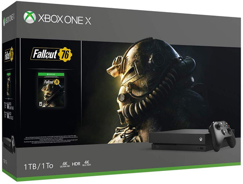 Xbox One X 1tb - Fallout 76 Bundle 4k
