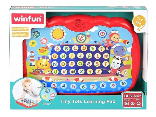 Imagen 1 de 10 de Smart Tablet Aprendizaje Para Niños Luz Sonidos Juegos 3en1