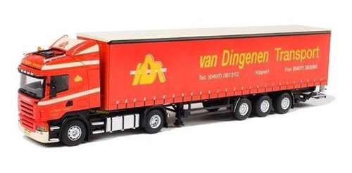 Wsi Scania Highline 4x2 Trailer Van Dingenen N/tekno Nzg