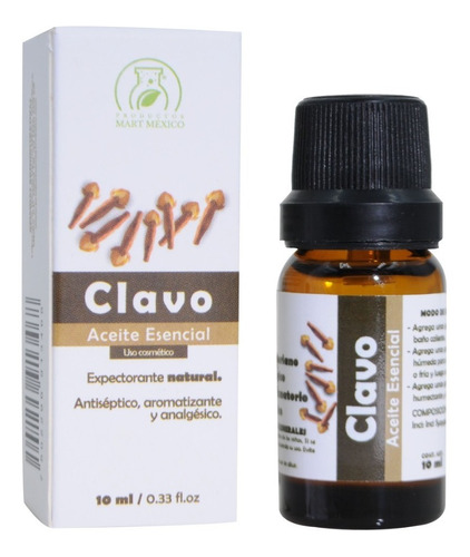 Aceite Esencial De Clavo Concentrado Puro 100% 