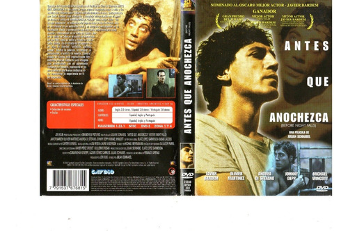 Antes Que Anochezca (2000) - Dvd Original - Mcbmi
