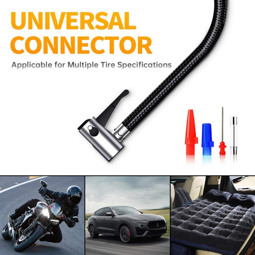 Mini Compressor Ar Car Display Digital Veicular Lanterna Cor Laranja Fase elétrica Bifásica Frequência 50HZ