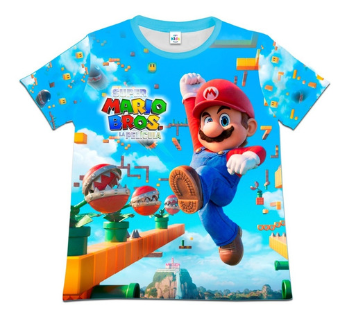 Franela Camisa Para Niño Y Niña Super Mario Bros La Pelicula