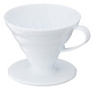 Gotero De Café De Plástico Hario V60, Tamaño 02, Blanco