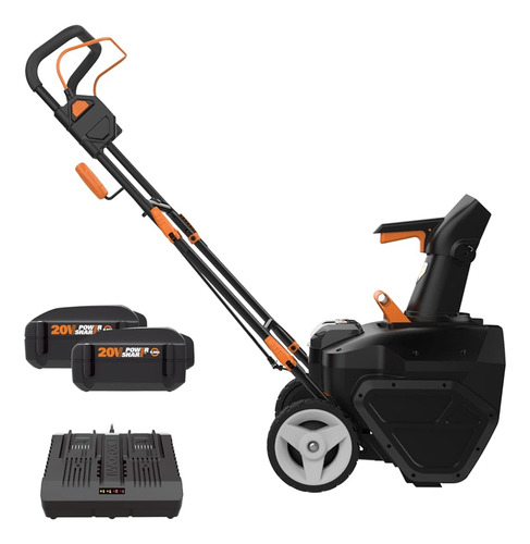 Worx 40v 20  Soplador De Nieve Inalámbrico Power Share Con M