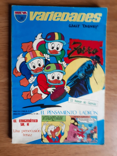 Variedades Walt Disney Número 35 Editorial Tucumán Pinsel 1977