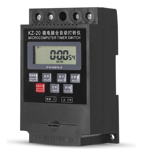 Timbre Eléctrico Programable De Encendido/apagado Con Tempor
