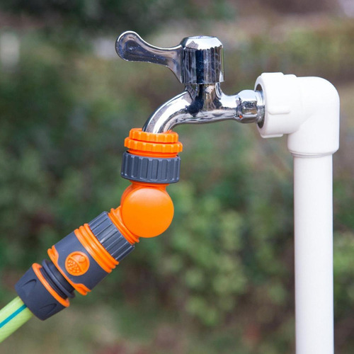 4 Conector De Manguera De Jardín, Adaptador De Grifo De