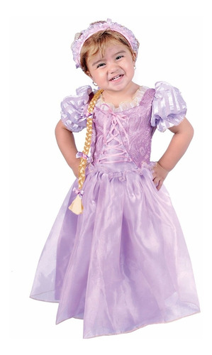Disfraz Rapunzel Bebe, Talla 12 A 18 Meses.nuevo