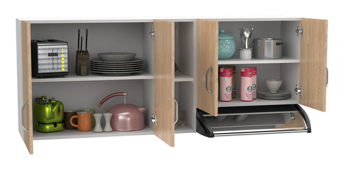 Gabinete Superior De Cocina 150 Cm Maderkit