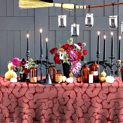 Mantel De Halloween Con Temática De Terror De Truco O Trato,