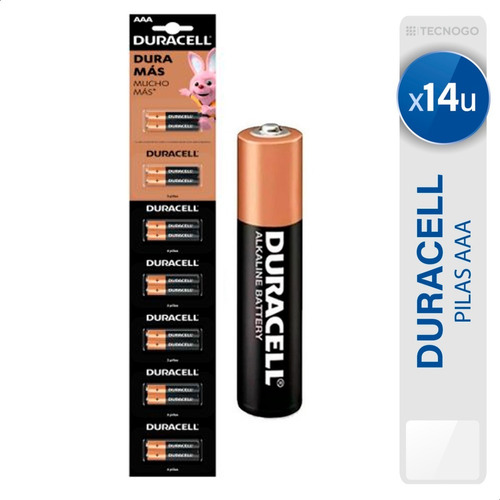 14 X Pilas Aaa Duracell Pilas Alcalinas 1.5v