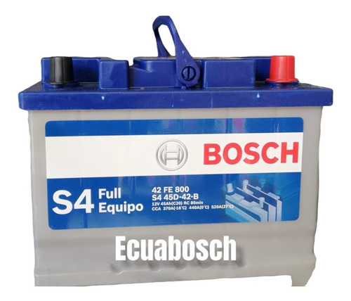 Imagen 1 de 1 de Baterías Bosch S4 Full Equipo.
